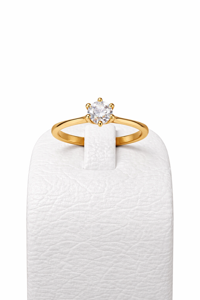 Anillo Solitario Clásico