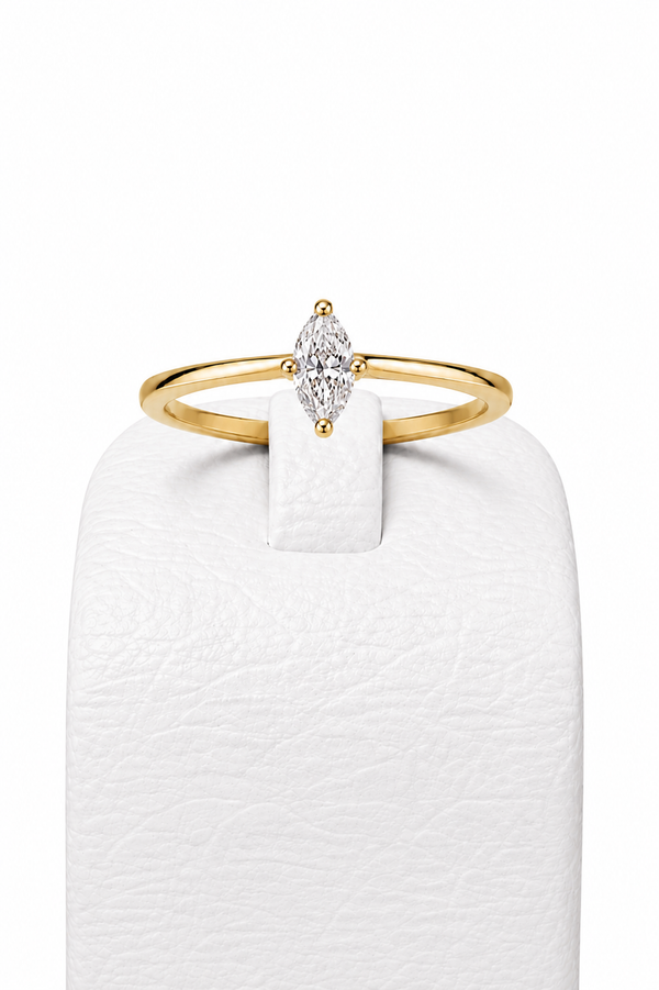 Anillo Solitario Marquesa
