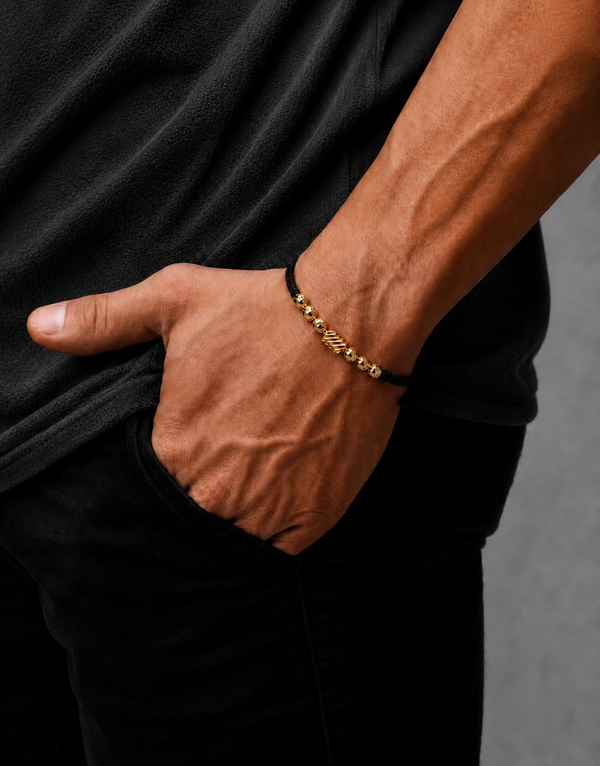 Pulsera Élite Tejida con Oro de 18K